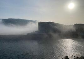 La niebla cubre el litoral de Gipuzkoa