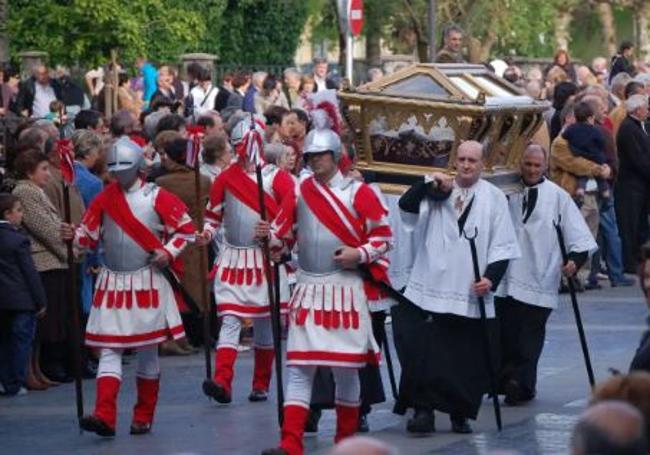 Procesión de Viernes Santo en Azkoitia