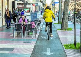 La Avenida de Gasteiz unificará los bidegorris entre Beato Tomás de Zumárraga y el Palacio de Justicia.