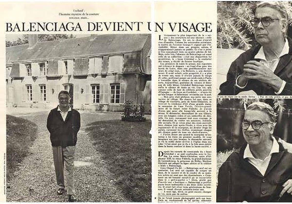 Página inicial de la entrevista publicada en la revista Paris Match en 1968.