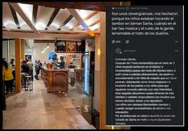 Mensaje de los propietarios del gastropub a sus clientes.