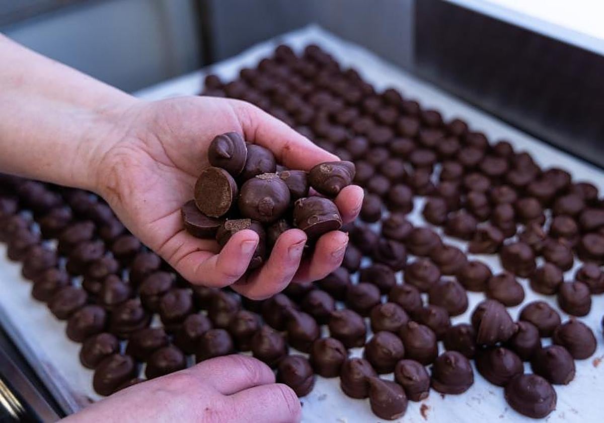 Obrador de chocolate en Irun.
