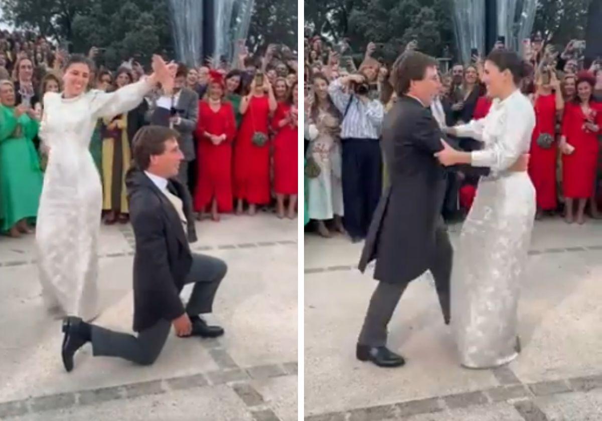 El baile viral de la boda entre Almeida y Urquijo: un chotis 'bien' ensayado