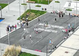 Torneo de basket celebrado el pasado sábado en la pista de Txomin Enea.