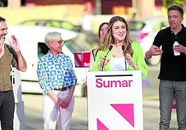 Alba García en Donostia con Iñigo Errejón.