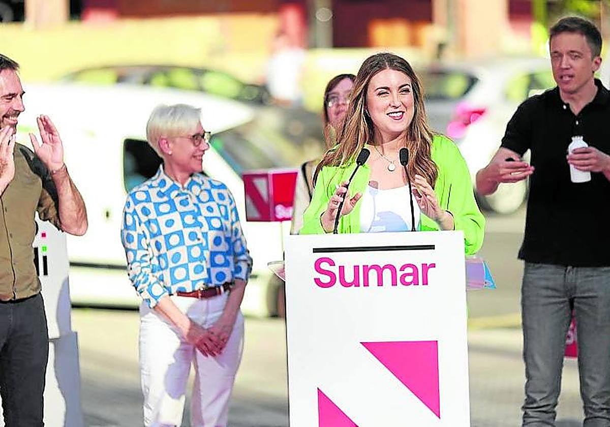 Alba García en Donostia con Iñigo Errejón.