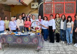 Los asistentes pudieron degustar gastronomía ucraniana.