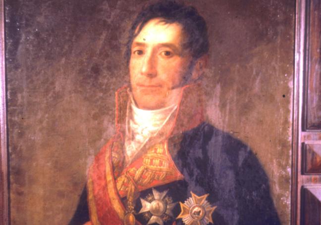 Cuadro del retrato de Gabriel Mendizabal.