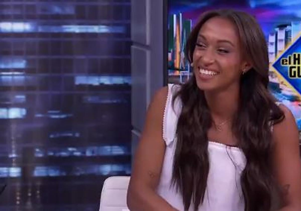 Ana Peleteiro, en El Hormiguero con Pablo Motos.