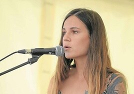 Sara Zozaya durante el Jazzaldia de Donostia.