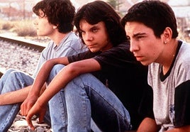 Fernando León de Aranoak zuzendu zuen 'Barrio' filmeko fotograma,