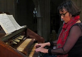 Susana Rallo durante una de sus actuaciones.