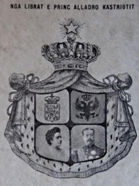 Escudo real de los príncipes Kastrioti.