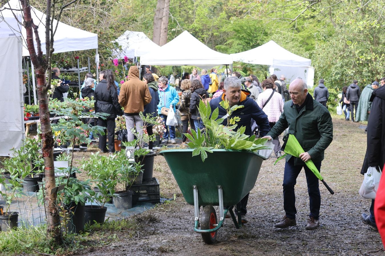 Miles de personas visitan la Feria de Plantas de Iturraran