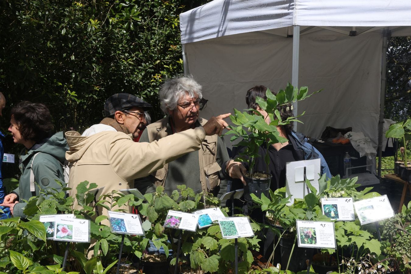 Miles de personas visitan la Feria de Plantas de Iturraran