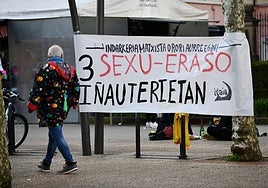 Cartel contra las agresiones sexuales en carnavales.
