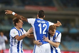 Willian José fue protagonista de los últimos Real-Las Palmas.