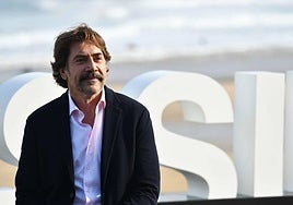 Javier Bardem en su última visita al Festival en 2021, donde presentó 'El buen patrón'.