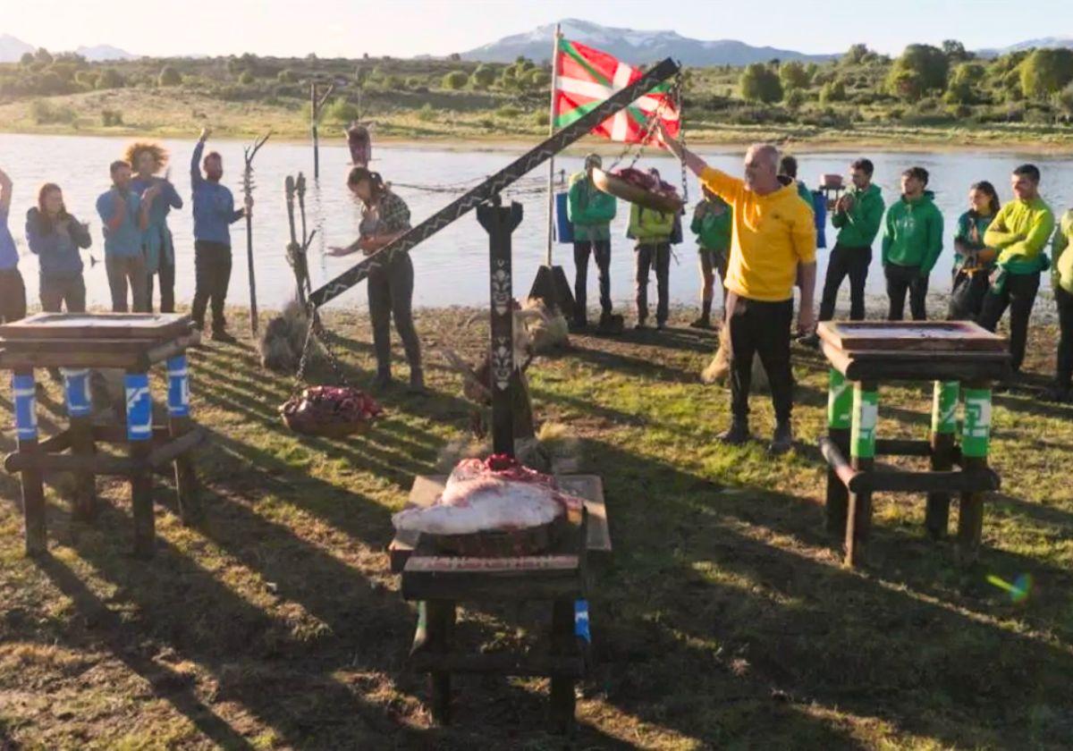 Escena del último programa de El Conquis de Euskal Telebista