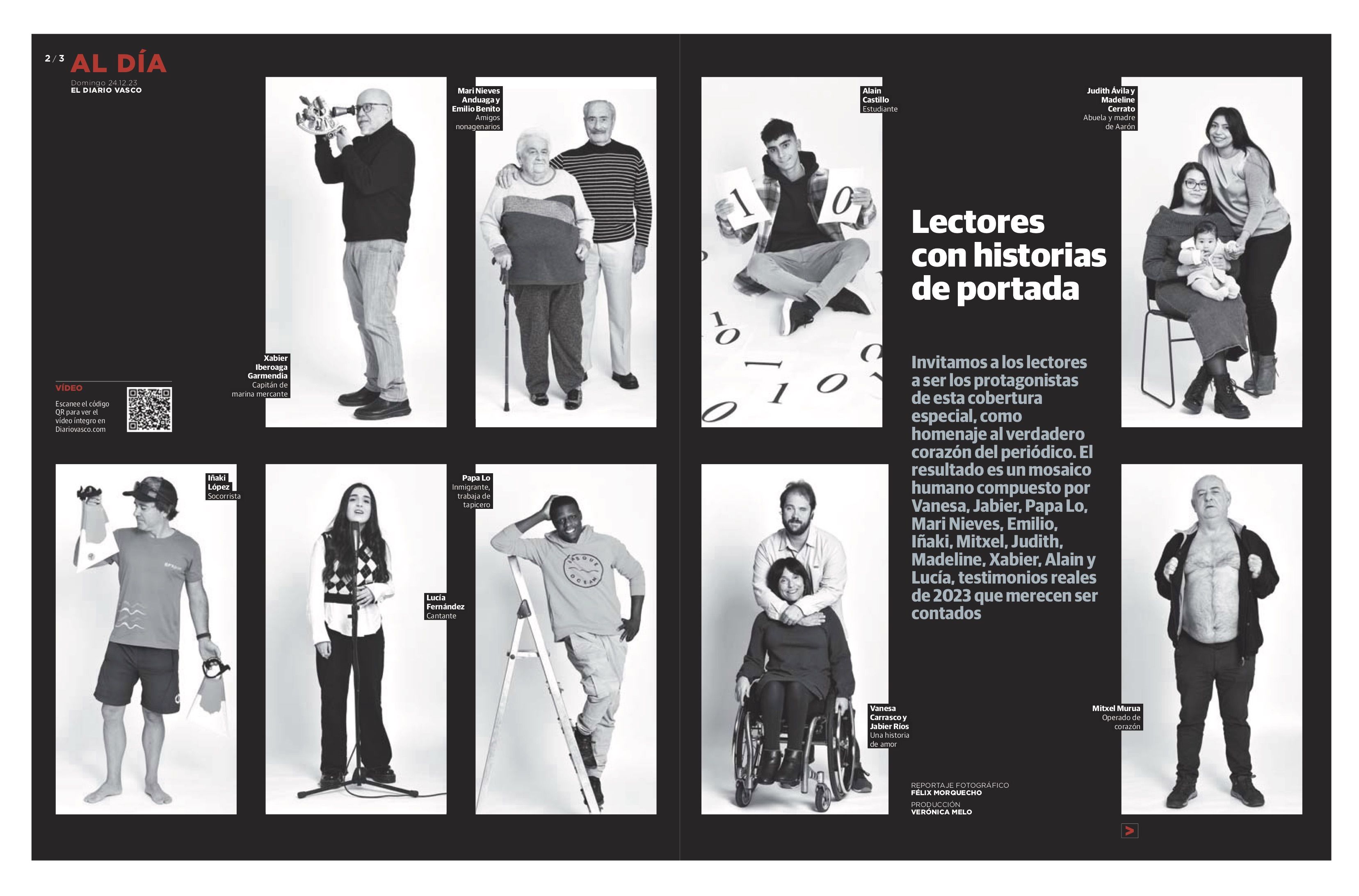 'Lectores con historias de portada'