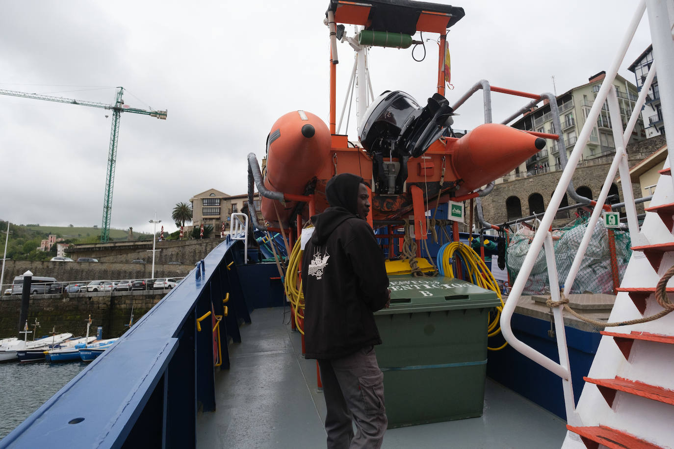 Una visita al interior del &#039;Aita Mari&#039;