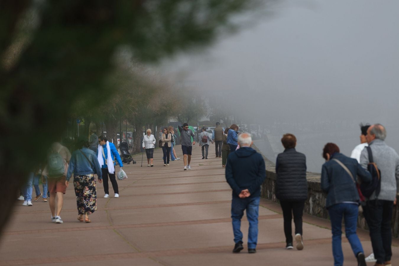 Un manto gris desde Hondarribia a Santa Clara