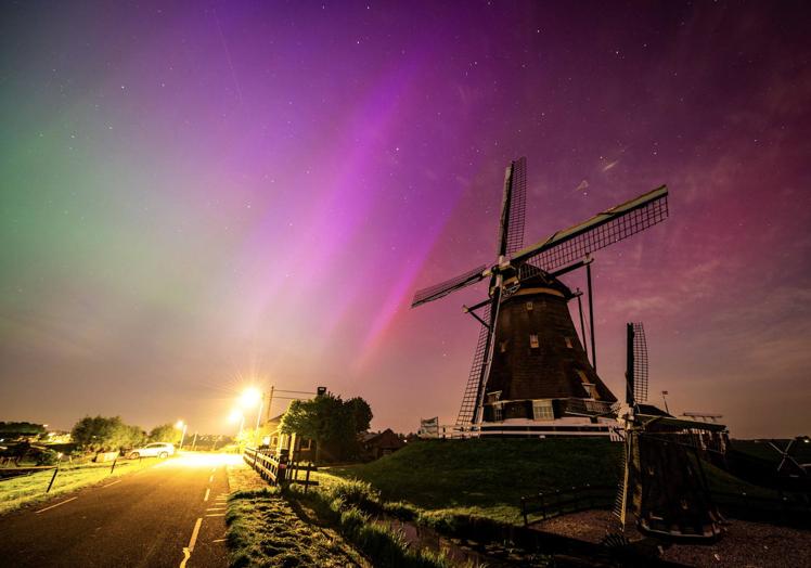 La aurora boreal se ha visto en gran parte de Europa