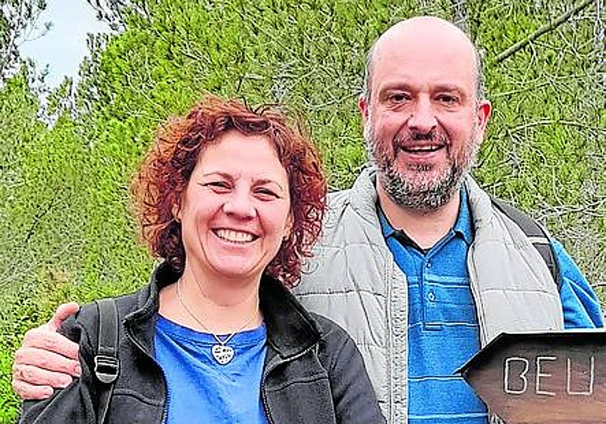 En el carmel. Mateo Vergara posa en la colina del popular barrio sobre Barcelona.