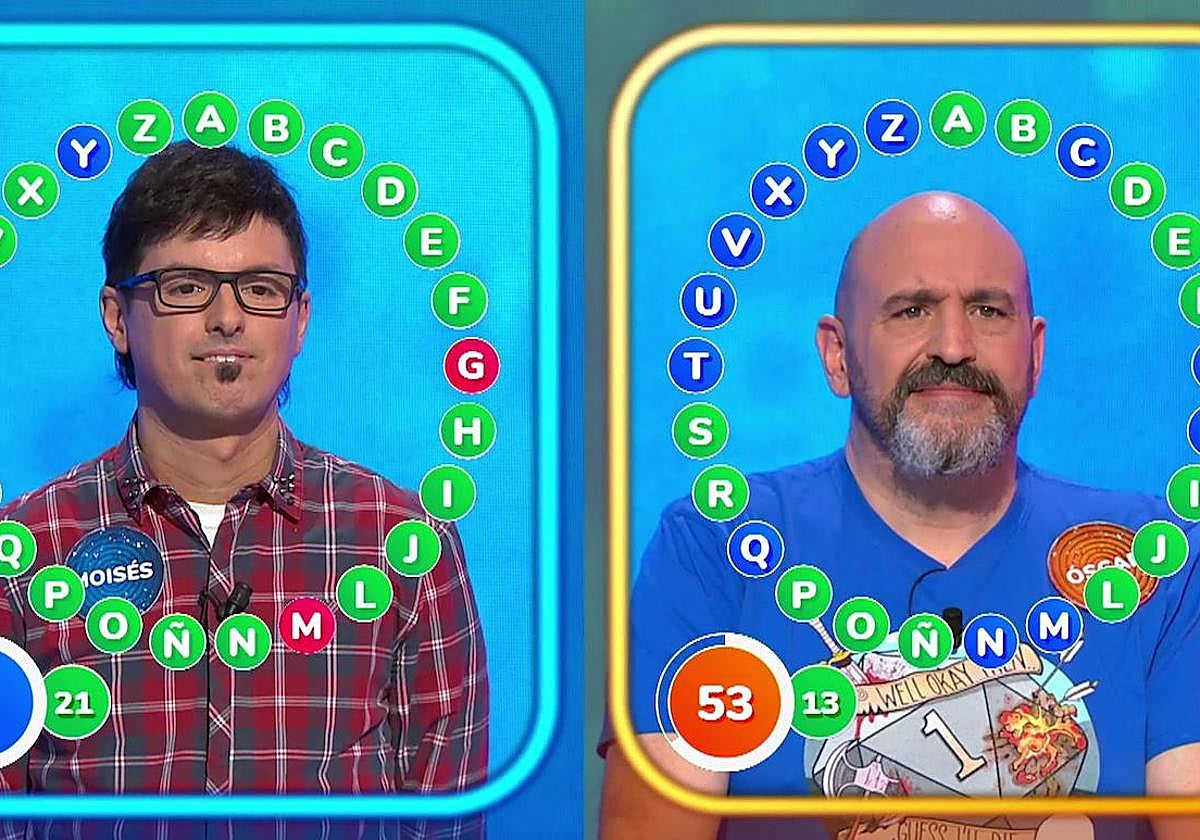 Óscar Díaz y Moisés Laguardia serán los dos concursantes que lucharán por el bote.