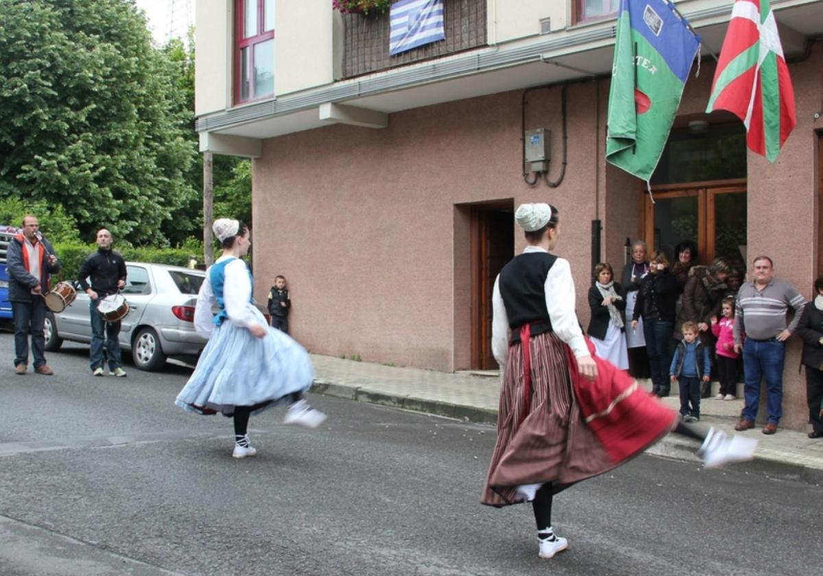 Una imagen de archivo del arranque de las fiestas de Arragua.