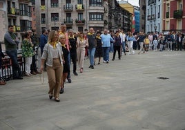 La Sokadantza del primer domingo de las fiestas de Loinaz