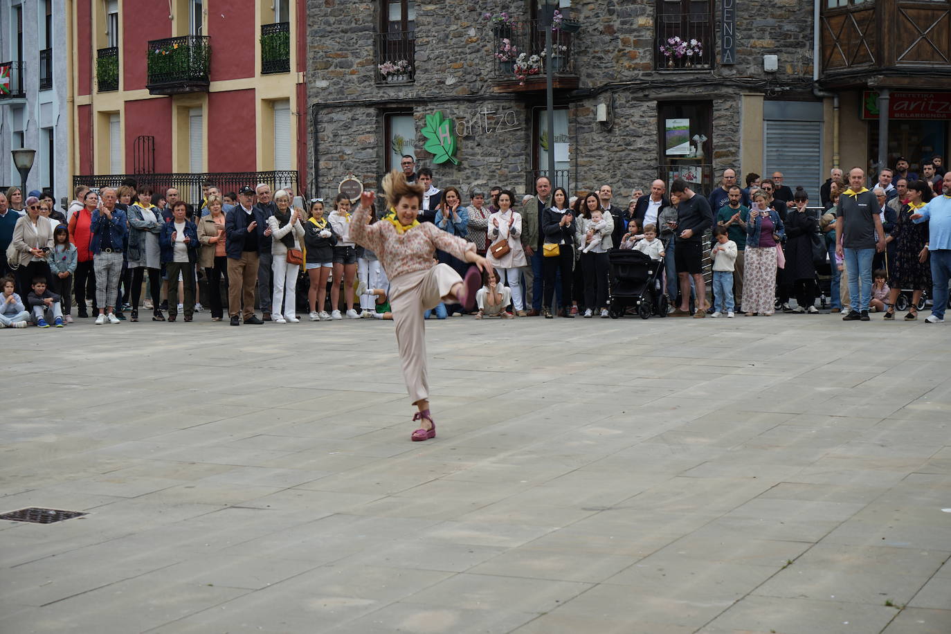 La Sokadantza del primer domingo de las fiestas de Loinaz