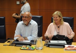 Susana Corcuera, en el Parlamento Vasco.