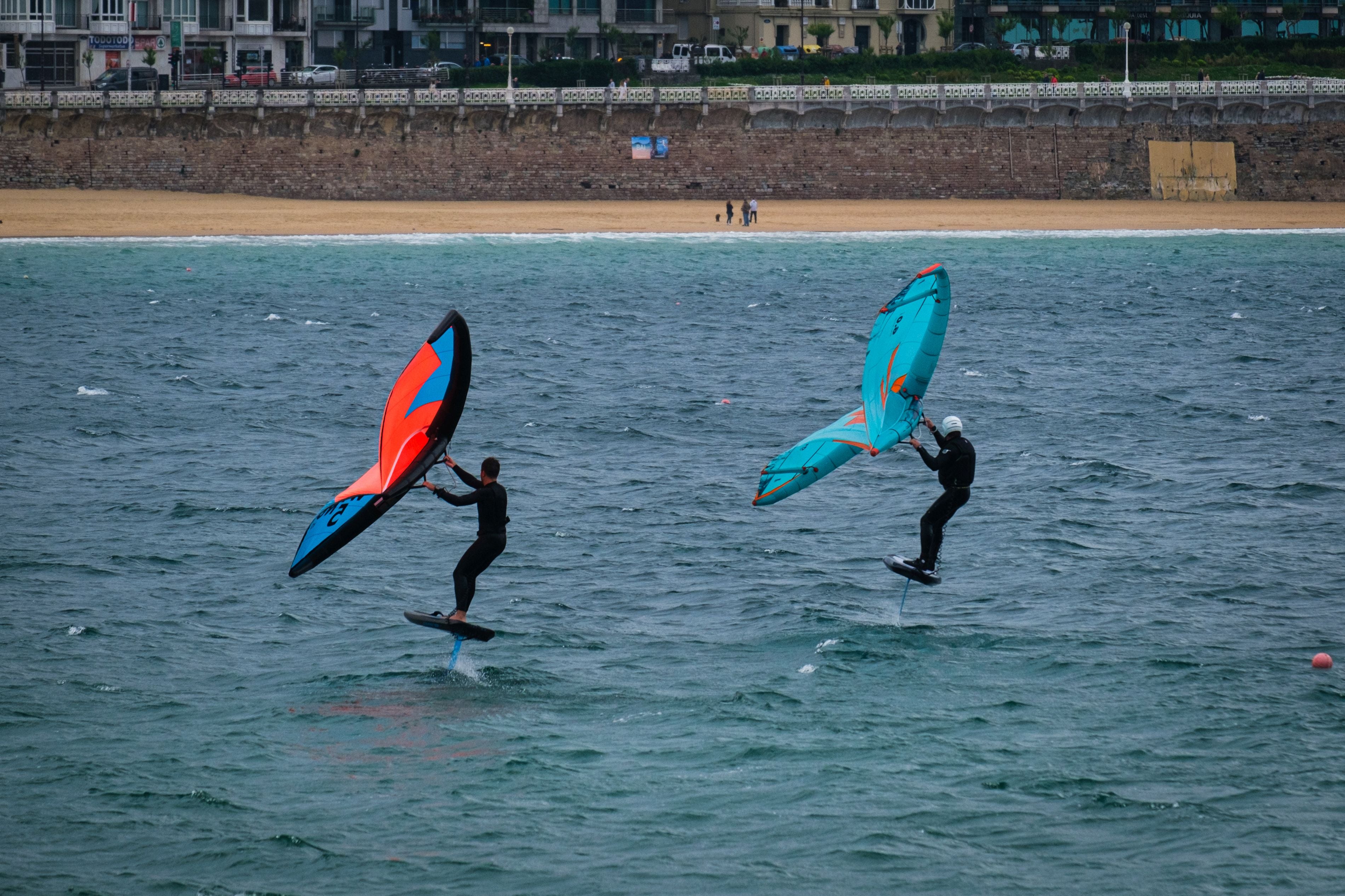 Las imágenes de la tormentas en Gipuzkoa