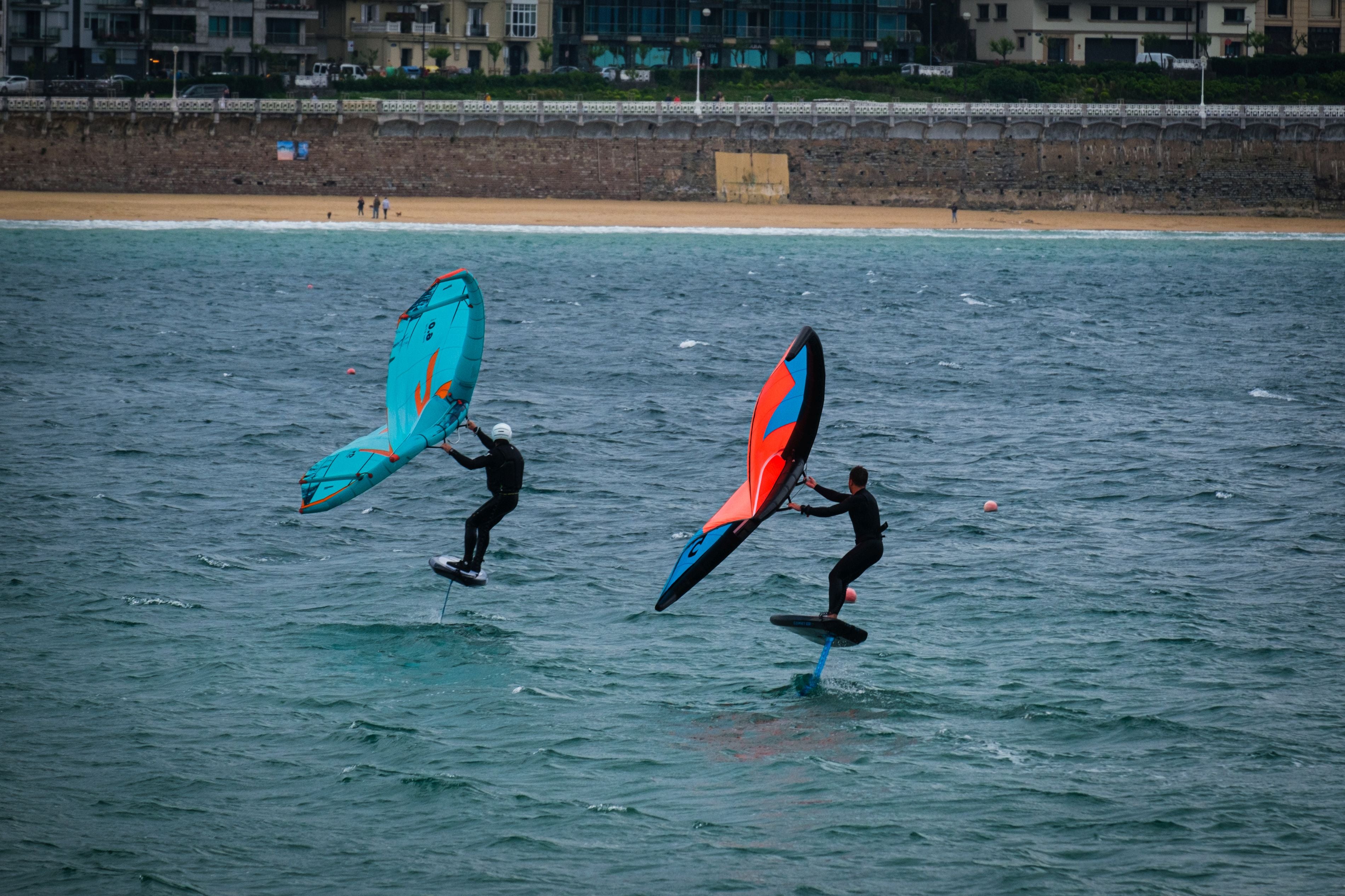 Las imágenes de la tormentas en Gipuzkoa