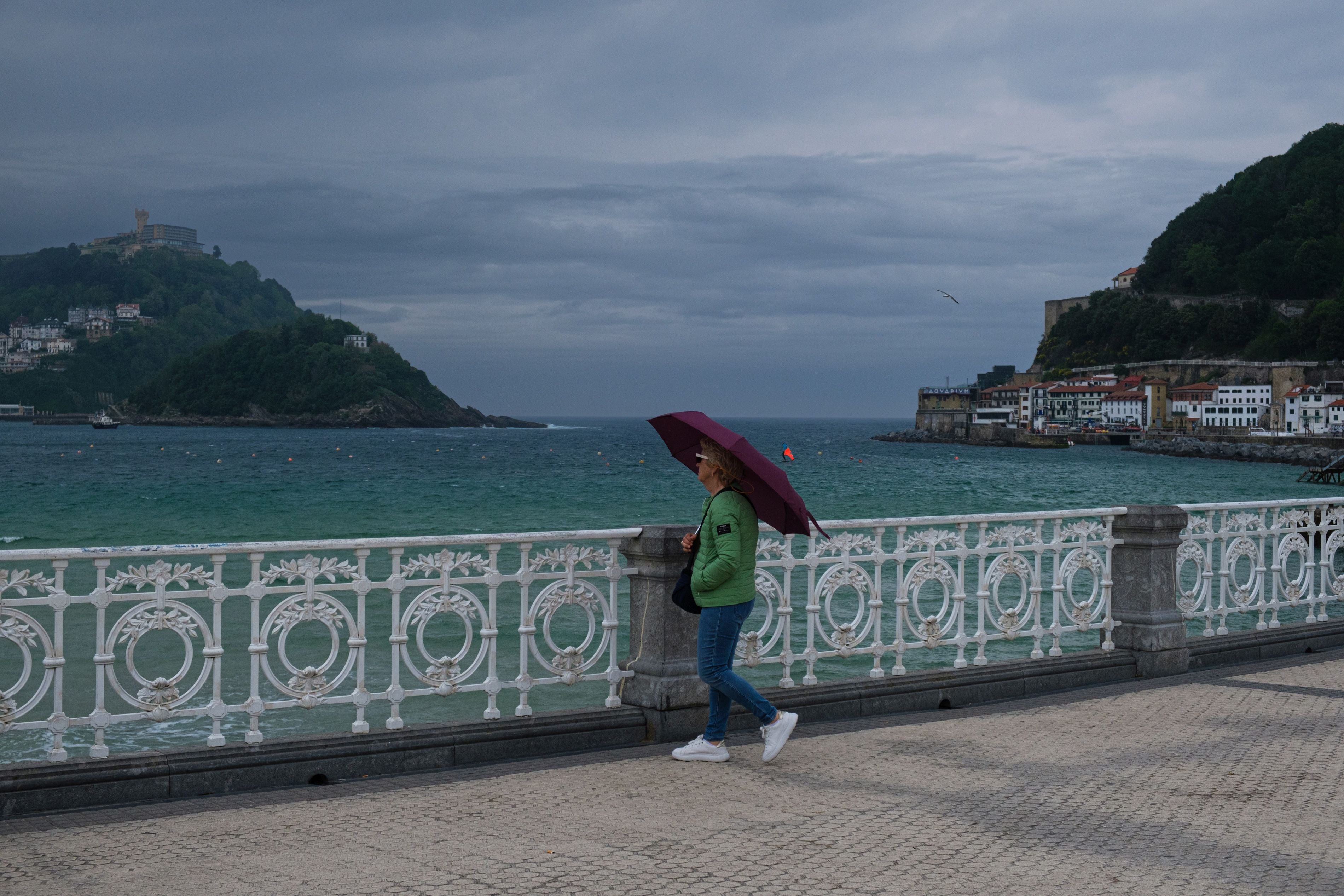 Las imágenes de la tormentas en Gipuzkoa
