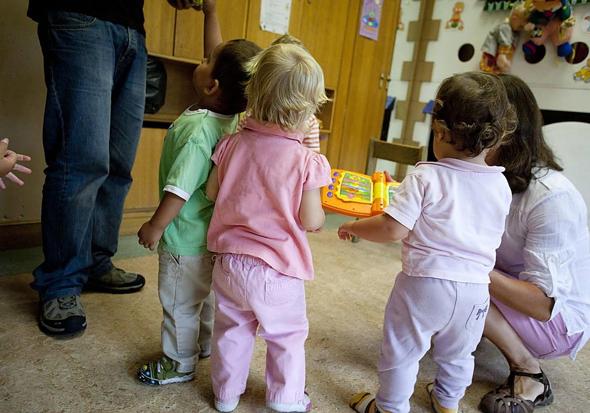 Menores atendidos en un centro de Gipuzkoa.