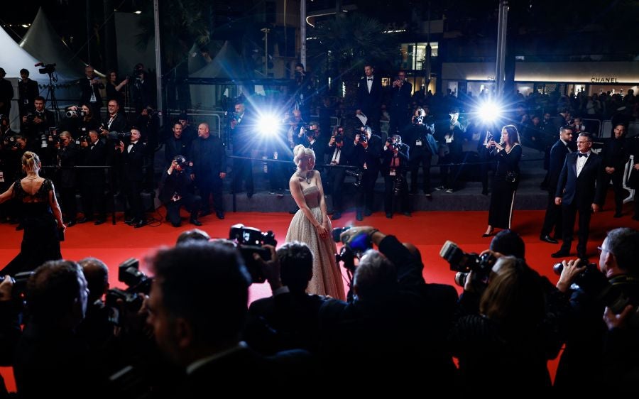 Glamour en la alfombra roja de Cannes