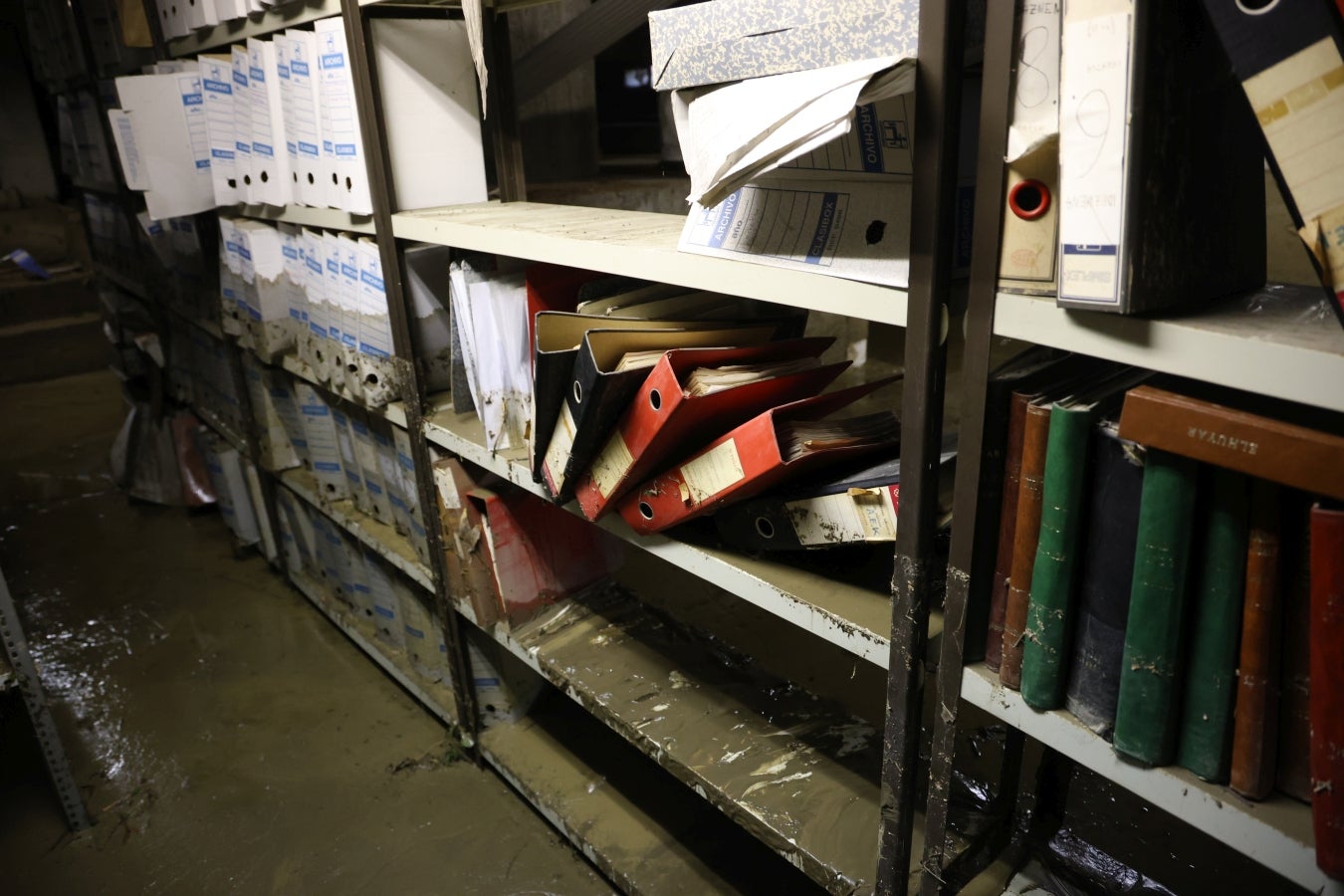 Barro y más barro en Lazkao