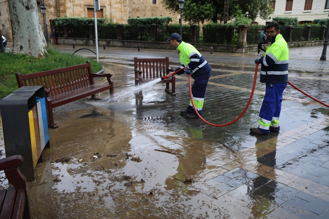 Barro y más barro en Lazkao