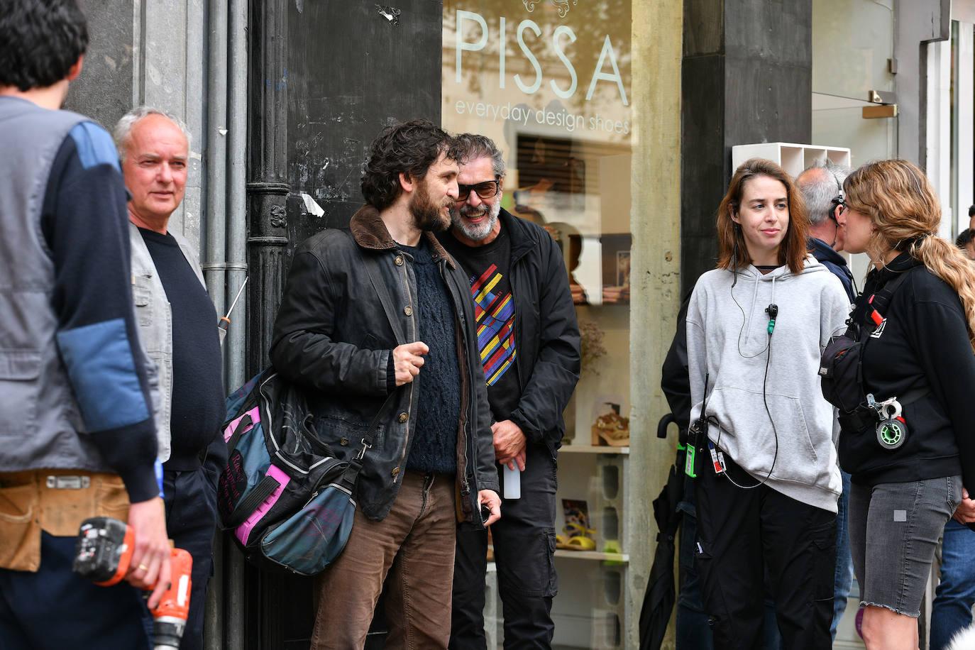 Rodaje en Eibar de la película de Díaz Yanes