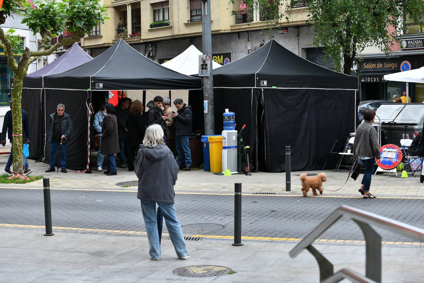 Rodaje en Eibar de la película de Díaz Yanes