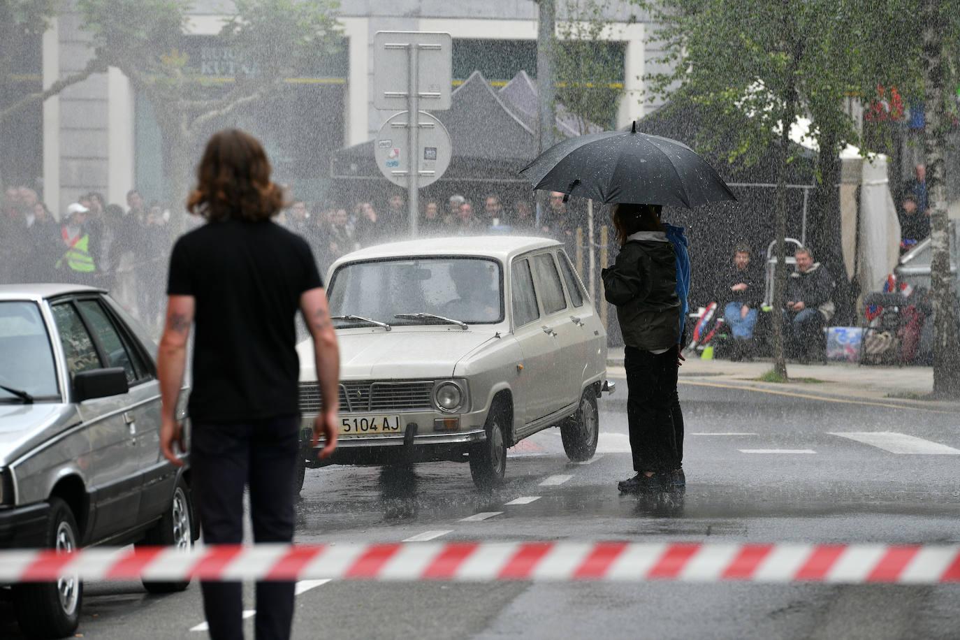 Rodaje en Eibar de la película de Díaz Yanes