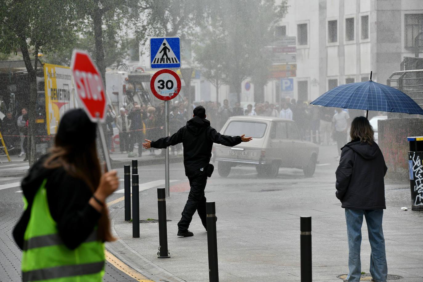 Rodaje en Eibar de la película de Díaz Yanes