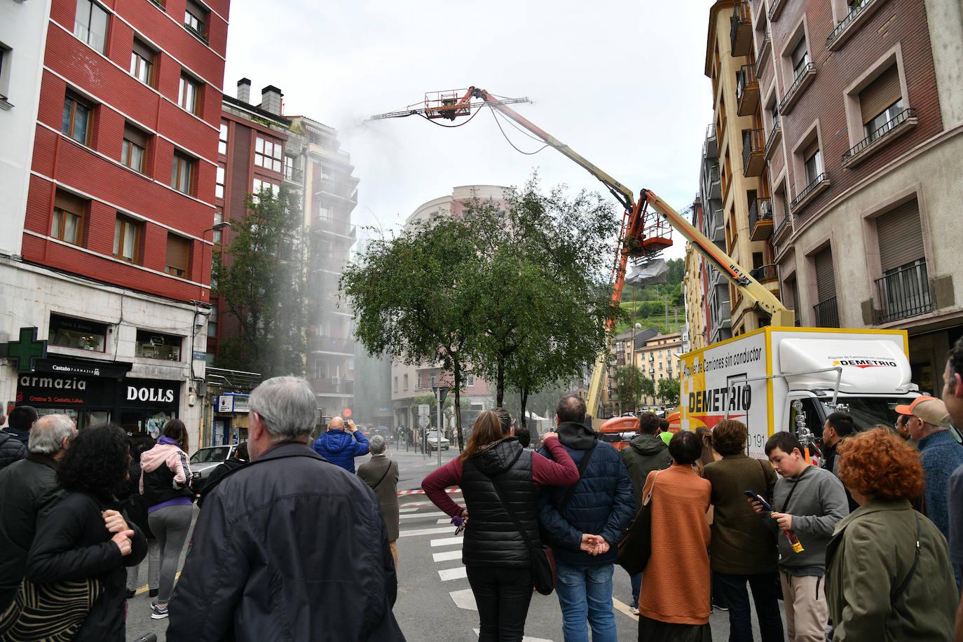 Rodaje en Eibar de la película de Díaz Yanes