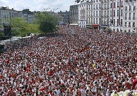 Imagen de archivo de las fiestas de Baiona.