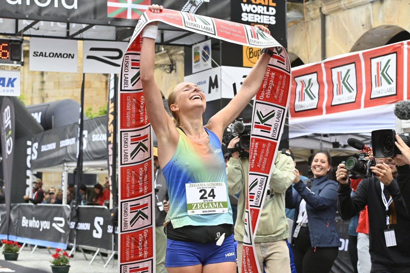 La llegada de la Zegama - Aizkorri, en imágenes