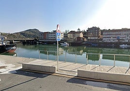 Zona del Paseo Ibaiondo de Orio, donde se ha producido el suceso.