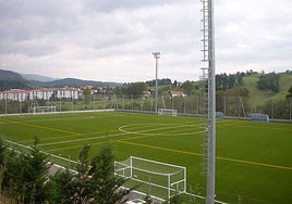 Panorámica del Harane de Usurbil donde se produjeron los incidentes.