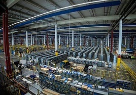 Centro de distribución de Amazon.